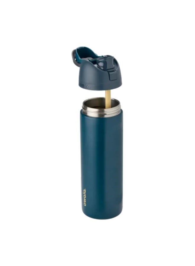 زجاجة ماء Owala FreeSip Twist Insulated من الفولاذ المقاوم للصدأ مع قش للرياضة والسفر، خالية من BPA، 24 أوقية - Image 5
