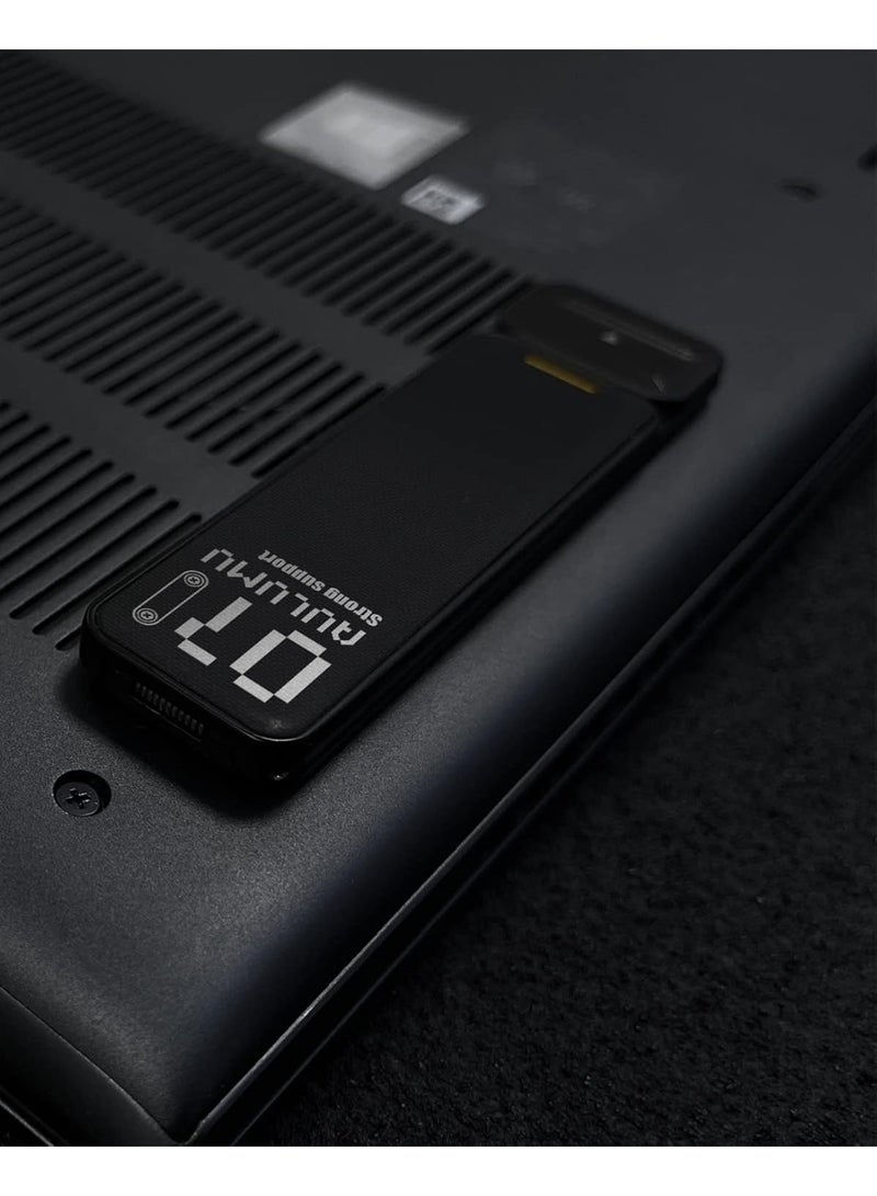 Aulumu G07 Pop Up Leg Stands Laptop, Super Portable Cooling Laptop Stand, Ergonomic Laptop Riser Lift for Desk for MacBook, All Laptops, Tablets, 8-20'', Black - Image 5