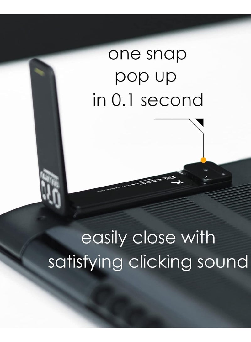 Aulumu G07 Pop Up Leg Stands Laptop, Super Portable Cooling Laptop Stand, Ergonomic Laptop Riser Lift for Desk for MacBook, All Laptops, Tablets, 8-20'', Black - Image 3