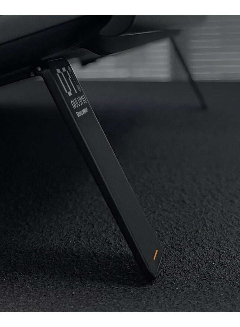 Aulumu G07 Pop Up Leg Stands Laptop, Super Portable Cooling Laptop Stand, Ergonomic Laptop Riser Lift for Desk for MacBook, All Laptops, Tablets, 8-20'', Black - Image 4