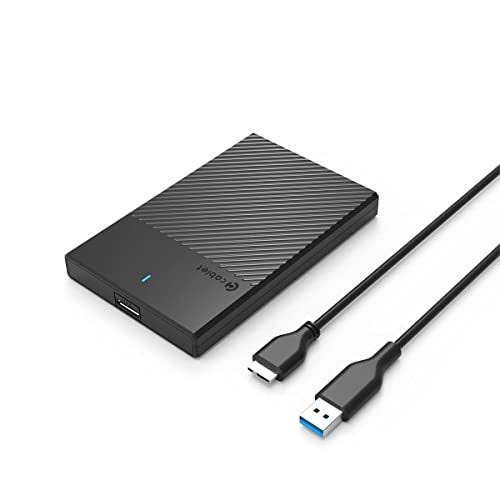 Cablet 2.5 Inch SATA USB 3.0 HDD/SSD Portable External Enclosure for 7mm and 9.5mm, Tool-Free Design, Supports UASP Max 6TB - Image 1