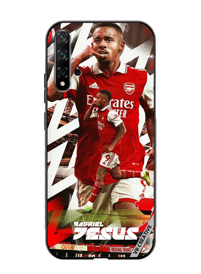 VR CREATIVE Protective Case Cover For Huawei Nova 5T Gabriel Jesus Design Multicolour - Image 1