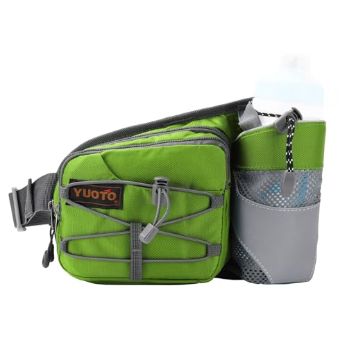YUOTO Waist Pack with Water Bottle Holder for Running Walking Hiking, Fanny Pack Hydration Belt - Image 1