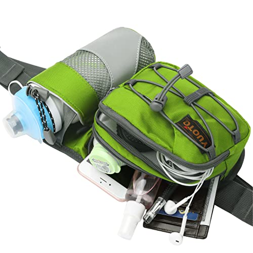 YUOTO Waist Pack with Water Bottle Holder for Running Walking Hiking, Fanny Pack Hydration Belt - Image 3