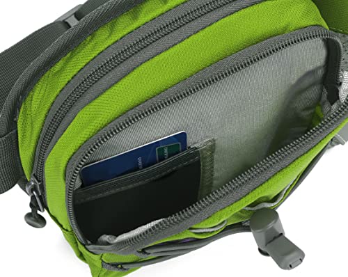 YUOTO Waist Pack with Water Bottle Holder for Running Walking Hiking, Fanny Pack Hydration Belt - Image 5