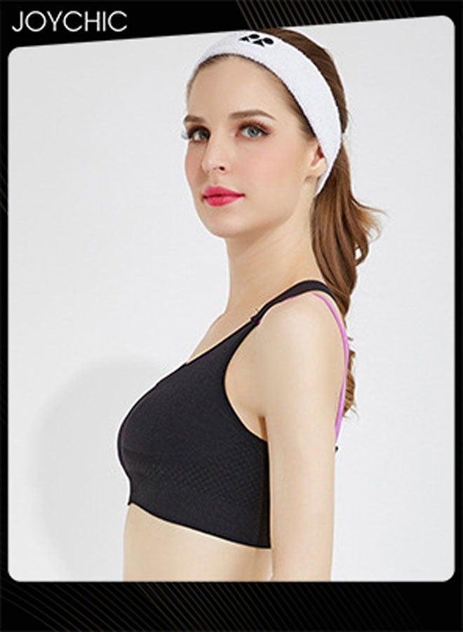 Joychic سوتيان رياضي للنساء بتصميم ظهر متقاطع بدون سلك، مضاد للصدمات وقابل للتنفس للجري واللياقة البدنية واليوغا - Image 3
