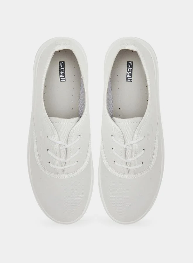 Styli Styli Platform Sole Lace Up Sneakers