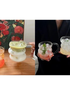 ShebSheb Ripple Water Glasses,Hot and Cold Resistant Drinking Glasses,Water Cups  - Image 5