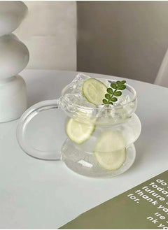 ShebSheb Ripple Water Glasses,Hot and Cold Resistant Drinking Glasses,Water Cups  - Image 2