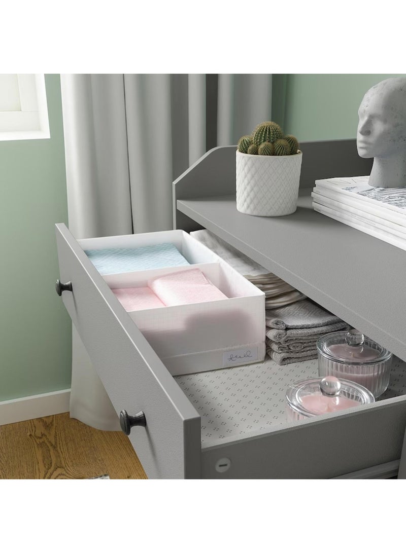 Pan Home Ease 2-compartment Foldable Storage Box 20x34x10cm - White - Image 3