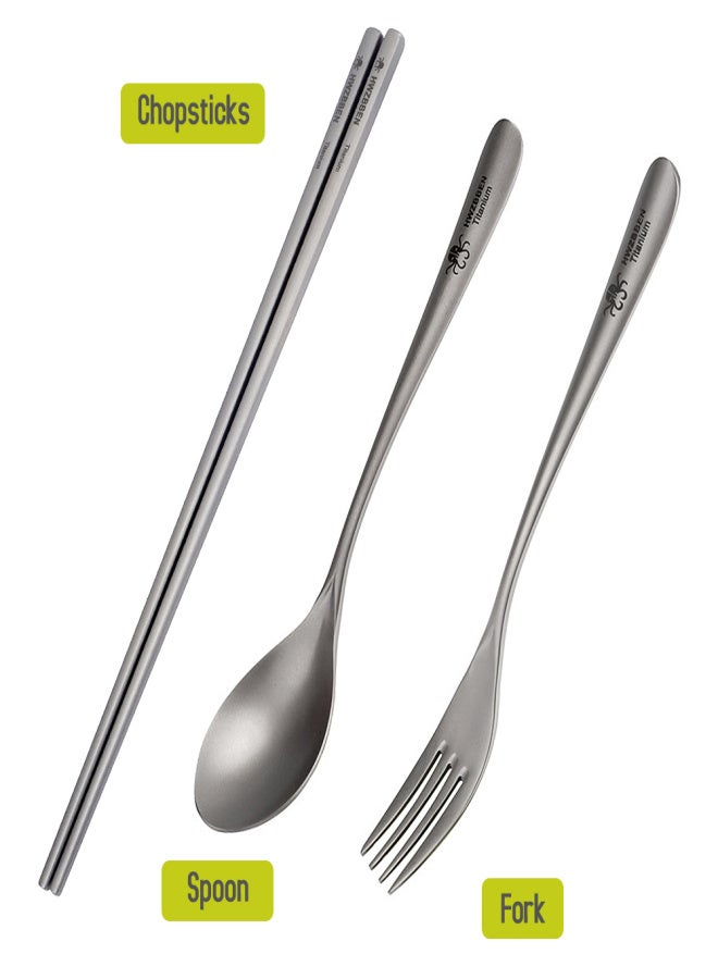 HWZBBEN Lightweight Titanium for Home Outdoor Camping Hiking Picnic - Image 2