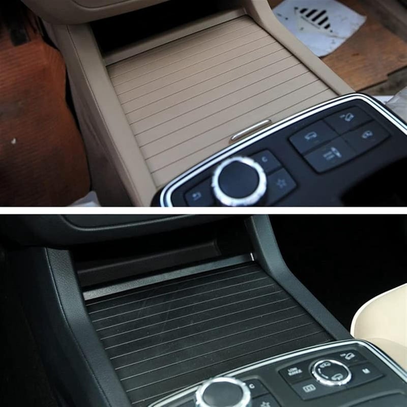 DEMULAX Car Center Console Cup Holder Roller Blind Cover - Image 2