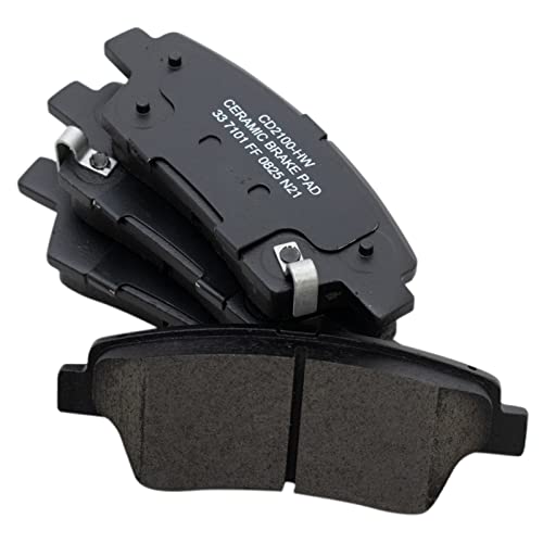 TRQ Rear Brake Pads Ceramic Compatible with 2018-2020 Genesis G80 - Image 3