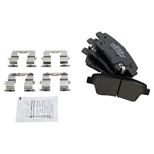 TRQ Rear Brake Pads Ceramic Compatible with 2018-2020 Genesis G80 - Image 1
