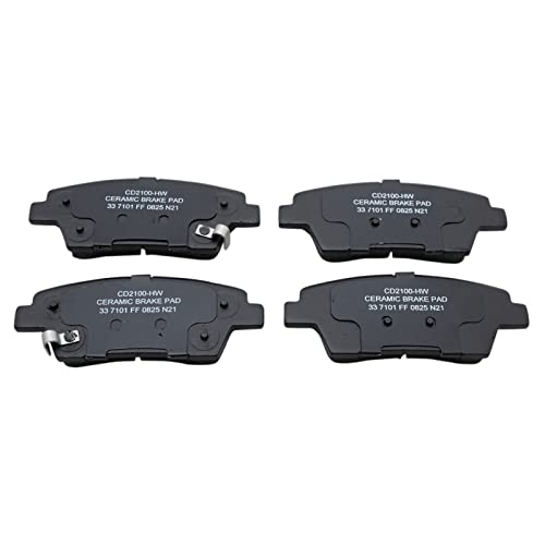 TRQ Rear Brake Pads Ceramic Compatible with 2018-2020 Genesis G80 - Image 4