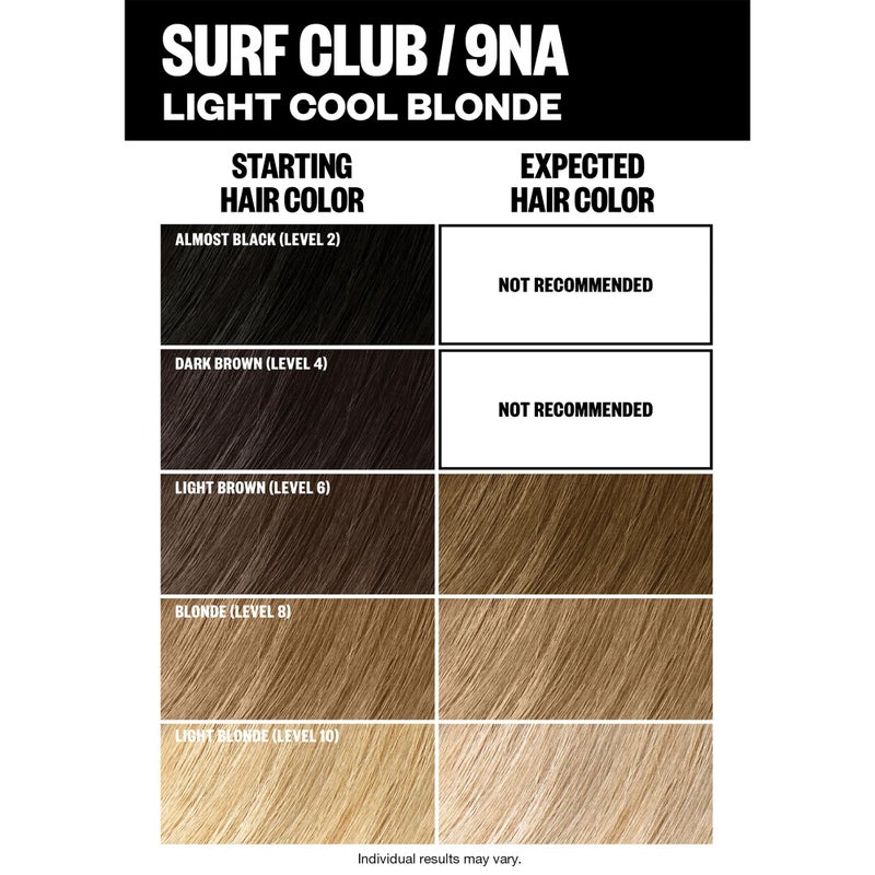 IGK Permanent Hair Color Kit | 9NA Surf Club - Light Cool Blonde | 100% Gray Color Coverage + Strengthen + Shine | Ammonia Free - Image 4