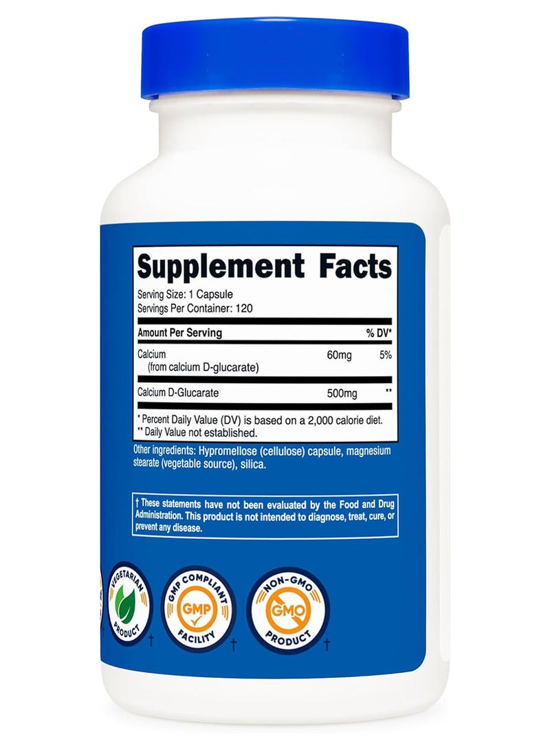 جلوكارات الكالسيوم 500 ملجم 120 كبسولة - Image 5