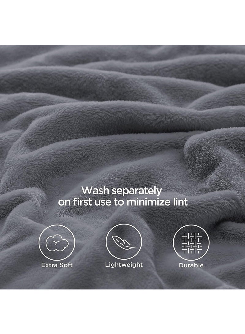 Y&D 80 x 90inch Flannel Double Layer Sofa Cover Blanket  - Image 5