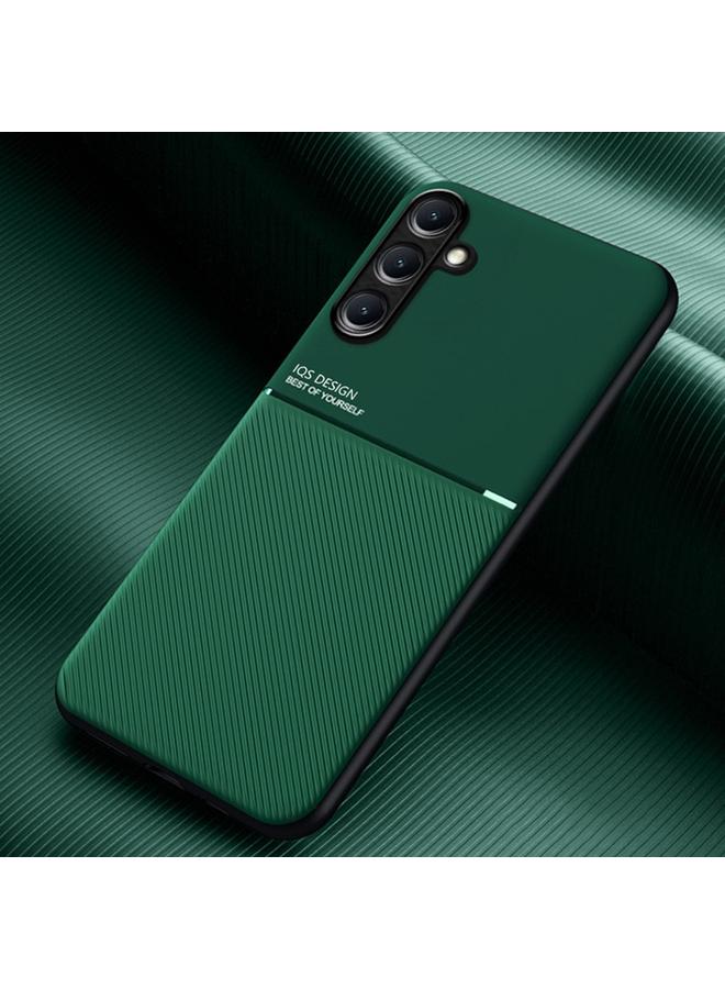 اس-توب جراب لهاتف Samsung Galaxy M55 كلاسيكي مائل من مادة البولي يوريثين الحراري والبولي يوريثين الحراري، جراب هاتف مغناطيسي مقاوم للصدمات - Image 1