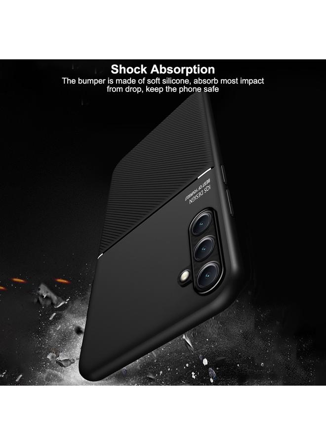 اس-توب جراب لهاتف Samsung Galaxy M55 كلاسيكي مائل من مادة البولي يوريثين الحراري والبولي يوريثين الحراري، جراب هاتف مغناطيسي مقاوم للصدمات - Image 5