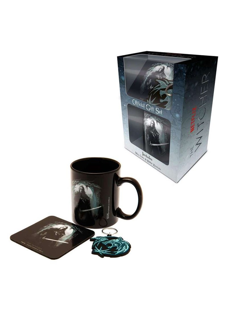 Pyramid - THE WITCHER (THE HUNTER) MUG COASTER KEYCHAIN GIFT SET