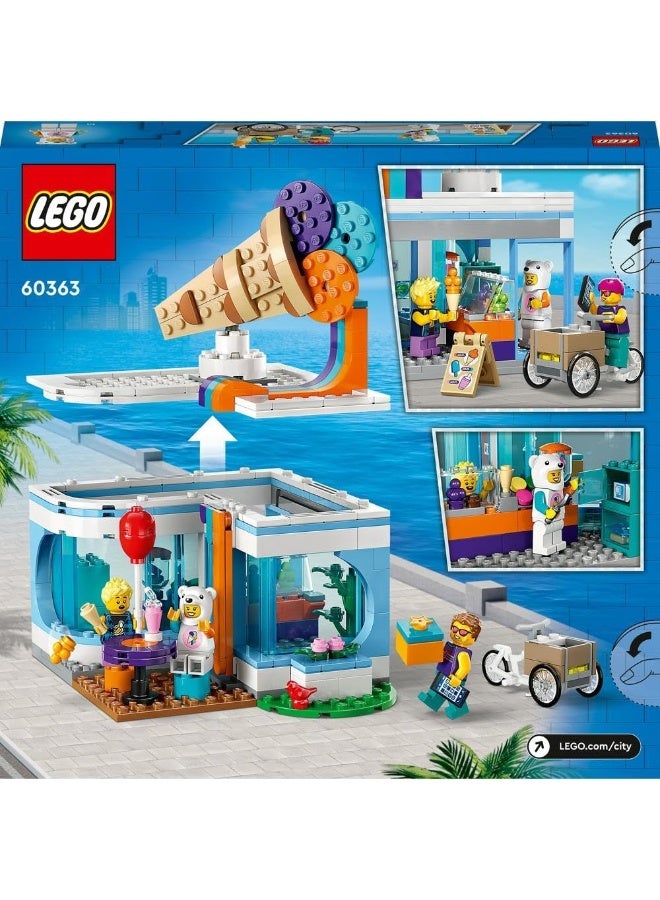 LEGO City Ice-Cream Shop 60363 Building Toy Set (296 Pieces) - Image 3