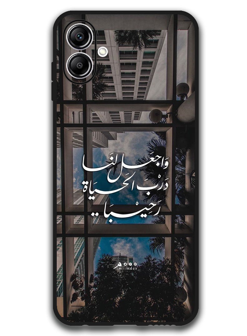 Theodor Protective Case Anti Scratch Shock Proof Bumper Cover For Samsung Galaxy A06 Arabic Design (221) - Image 1