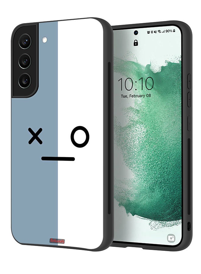 Tolwak Samsung Galaxy S22 Plus 5G Protective Case Cover Face Icons - Image 1