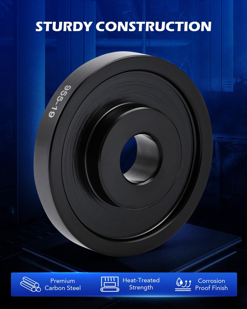 Orion Motor Tech مجموعة أدوات ضغط محامل العجلات من أوريون موتور تك لإزالة وتركيب محامل الدفع الأمامي، مجموعة أدوات سحب محامل العجلات 24 قطعة مع براغي منزلقة وأكمام عالمية وحافظة تخزين - Image 5