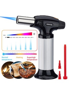 INKBIRD Butane Torch Professional Kitchen Torch Lighter With Safety Lock and Adjustable Flame Refillable Butane Torch Lighters Torch Lighters Butane for Desserts Baking BBQ  - Image 2