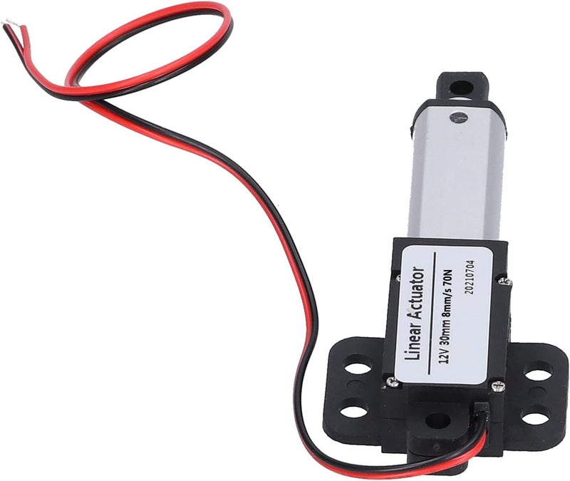 محرك خطي DC 12V بمسافة حركة 30 مم وضوضاء منخفضة ومقاومة للدائرة القصيرة، نوع T للبراغي، للحركة الخطية الكهربائية - Image 5
