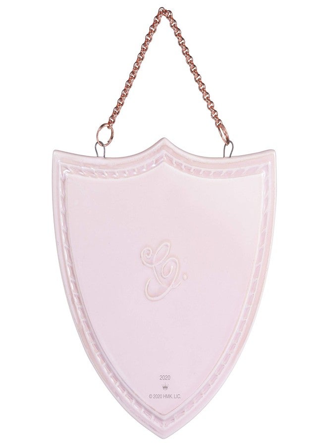 Hallmark Keepsake Christmas Ornament 2020 Beautifully Brave Pink Shield Porcelain - Image 2