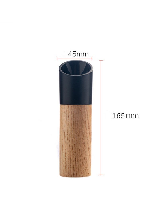 WAOKN Wooden Manual Pepper Grinder with Ceramic Grinding Core,Ceramic Core Salt and Pepper Mills,Salt and Pepper Grinding Set with Adjustable Coarseness Levels - Image 4