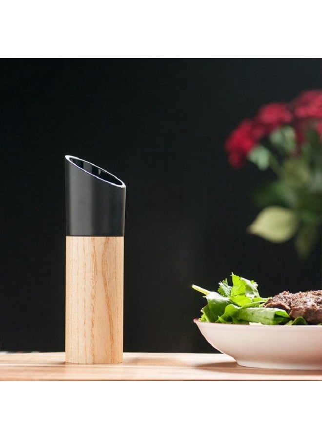 WAOKN Wooden Manual Pepper Grinder with Ceramic Grinding Core,Ceramic Core Salt and Pepper Mills,Salt and Pepper Grinding Set with Adjustable Coarseness Levels - Image 2