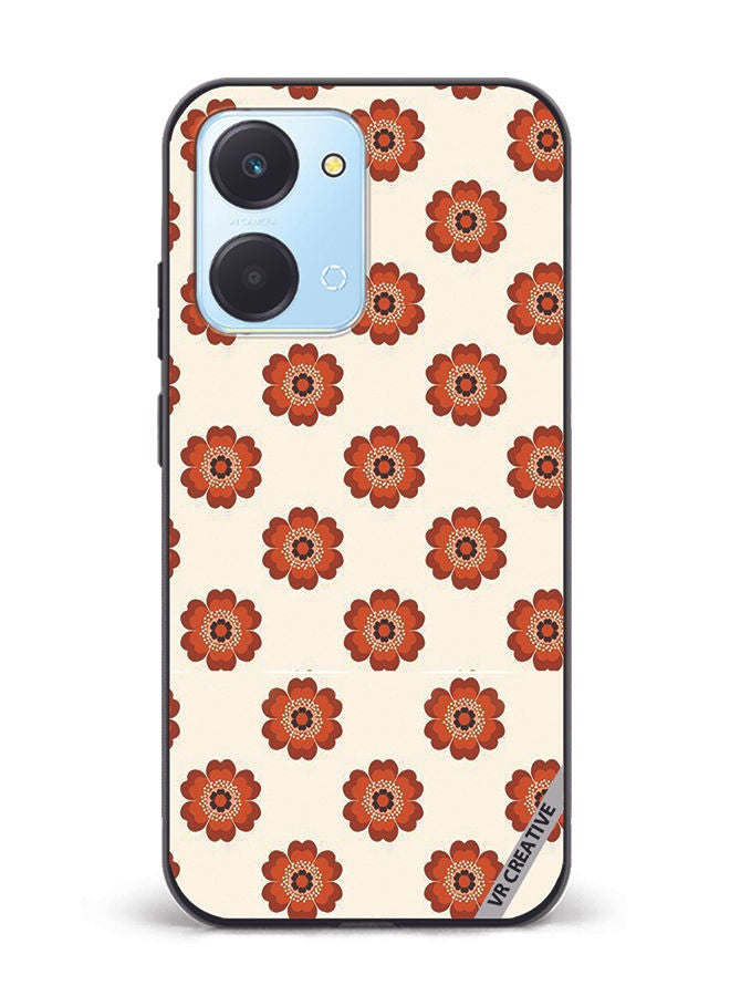 VR CREATIVE Protective Case Cover For Honor Play7T Flower Design Multicolour - Image 1