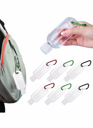 6 Portable Travel Bottles, Baby Bottles Plastic Transparent Keychain Leak-Proof Refillable Empty Bottles， Used For Hand Sanitizer Conditioner Body Wash, Etc. (60 Ml) - pzsku/ZA38FF9C24DE29BC9EC63Z/45/_/1658732181/84655c41-dffa-47d2-bbd7-51be25ae604d