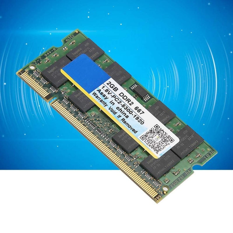 DDR2 2GB 667MHz 200-Pin ذاكرة رام للابتوب مخصصة للكمبيوتر - Image 3