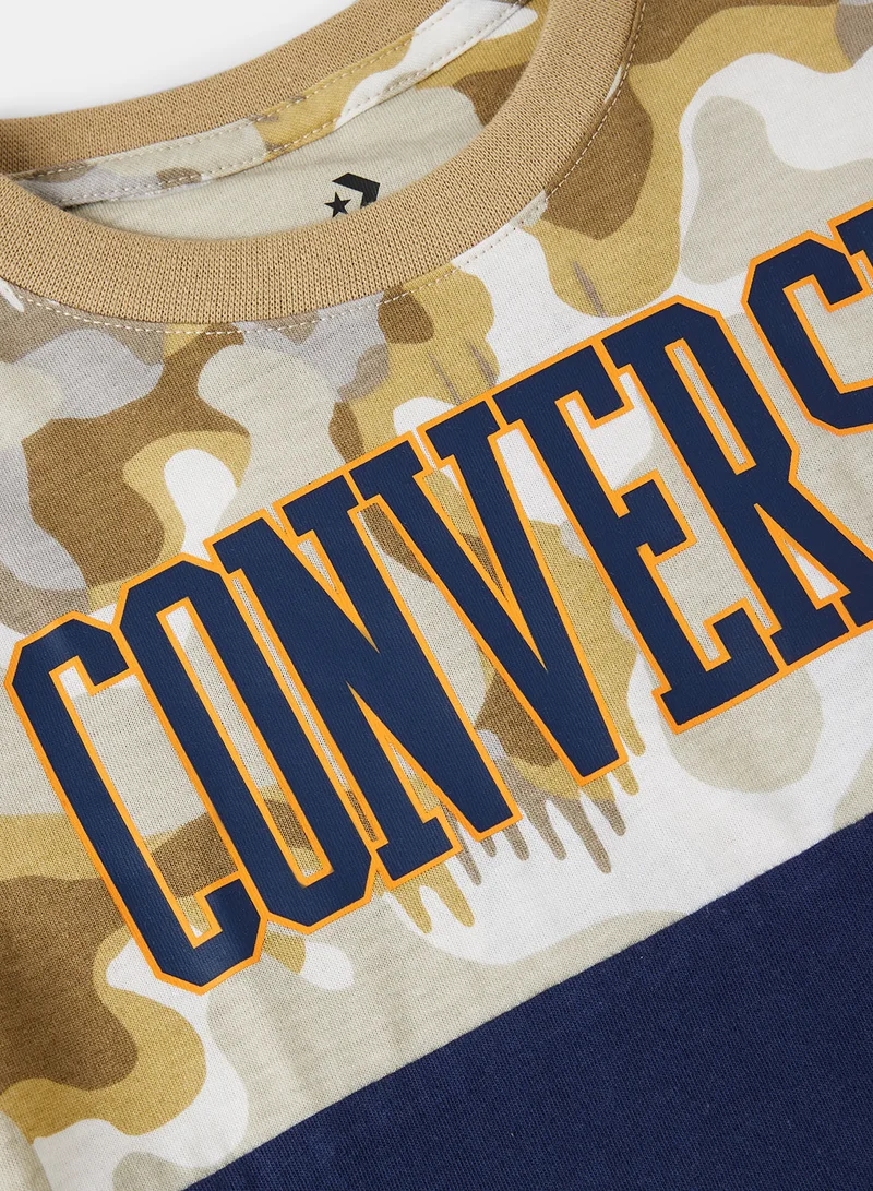 كونفرس Boys Blocked Camo T-Shirt
