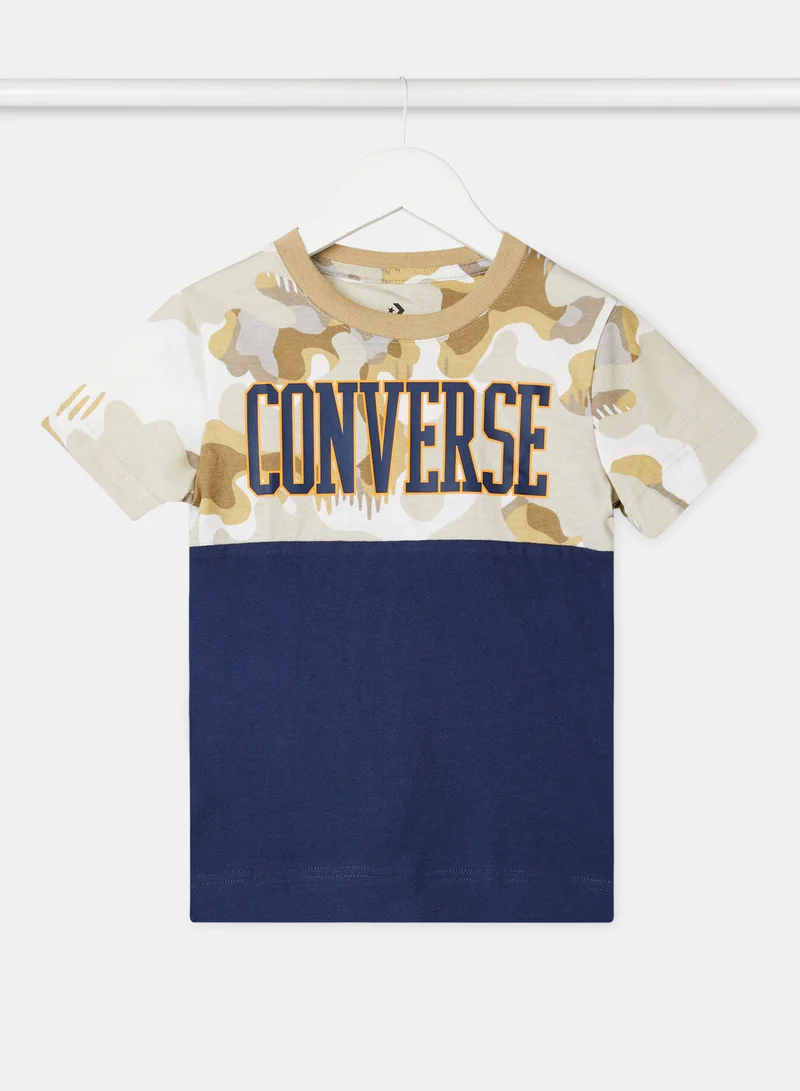 كونفرس Boys Blocked Camo T-Shirt