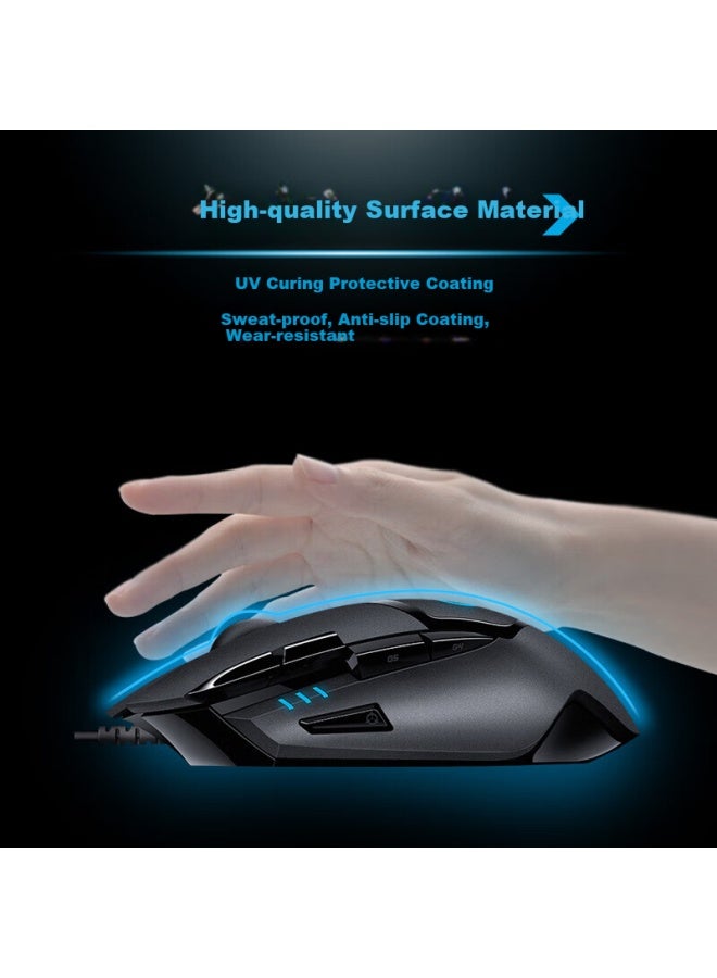 G G402 Gaming Mouse Wired Mouse Mechanical Macro Programming Mouse Csgo Chicken Eating Computer Gaming Big Hand Mouse G402 - Image 2
