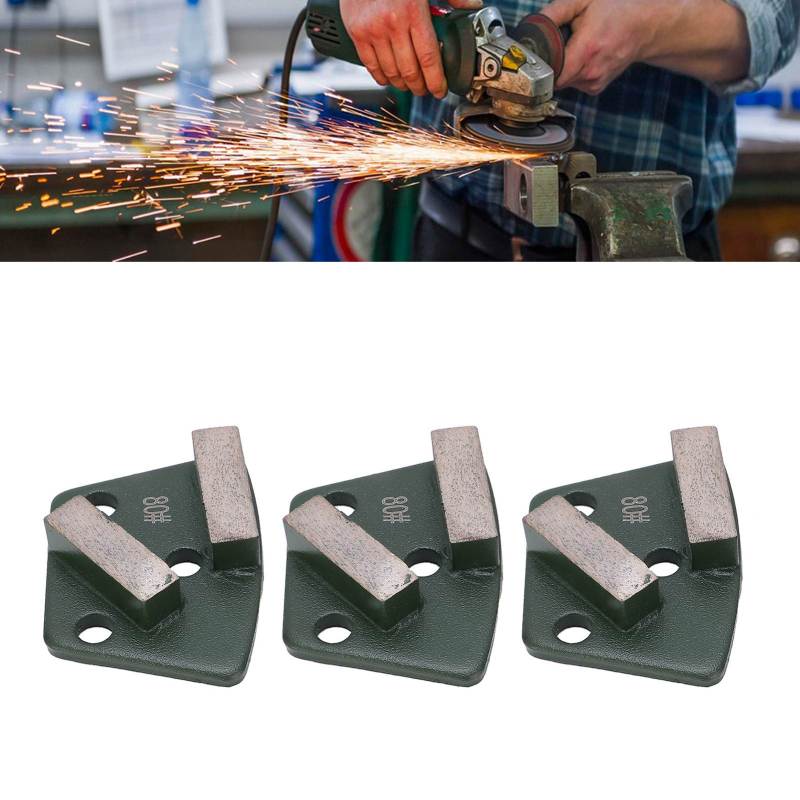 Diamond Grinding Shoes: Trapezoid Diamond Material - Wear Resistant High Grinding Efficiency Concrete Floor Grinding for Concrete Grinders Industrial & Daily Use - Image 2