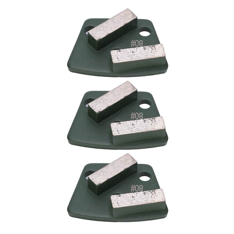 Diamond Grinding Shoes: Trapezoid Diamond Material - Wear Resistant High Grinding Efficiency Concrete Floor Grinding for Concrete Grinders Industrial & Daily Use - Image 4