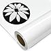 MerryMade White Puff Heat Transfer 3D 12 x 5 ft for TShirt Puff Iron on Rolls for Cutter Machine Easy to Cut Weed for Heat Vinyl Design White - Image 2