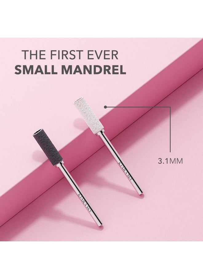KIARA SKY - Professional Nails Small Mandrel Bit & Sanding Bands (3.1 Mm Small Mandrel Bit Non Coated Stainless Steel Sanding Bands Sold Separately) - Image 1