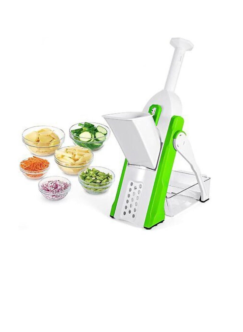 Yuwell Vegetable Cutter Multifunctional Mandoline Slicer With Stainless Steel Blades - Image 1