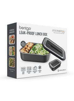 Bentgo Stainless Steel Leak Proof Lunch Box - Carbon Black  - Image 5
