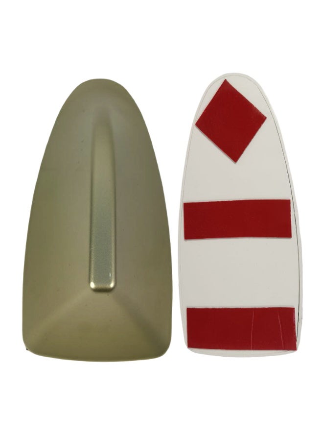 Universal Car Shark Fin Antenna with Adhesive Base, 17cm Roof Mount Decorative Antenna Cover, Waterproof Dustproof Design for All Car Models - Image 4