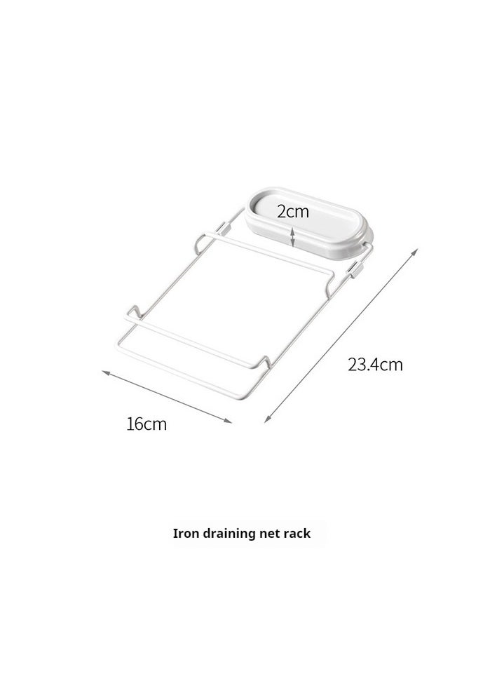 Generic 50 Pieces Filters+1 Piece Drain Rack Kitchen Sink Leftovers Disposable Net Bag Kitchen Waste  - Image 5