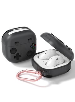 O Ozone Case For Samsung Galaxy Buds FE/Galaxy Buds 2 Pro/Galaxy Buds 2/ Galaxy Buds Pro/Galaxy Buds Live Case, 3D Game Console Design Silicone Cover-Black  - Image 1