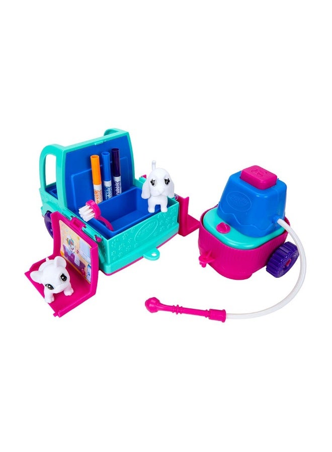 Crayola مجموعة لعب شاحنة العناية بالحيوانات الأليفة من سكريبل سكروبي - Image 1